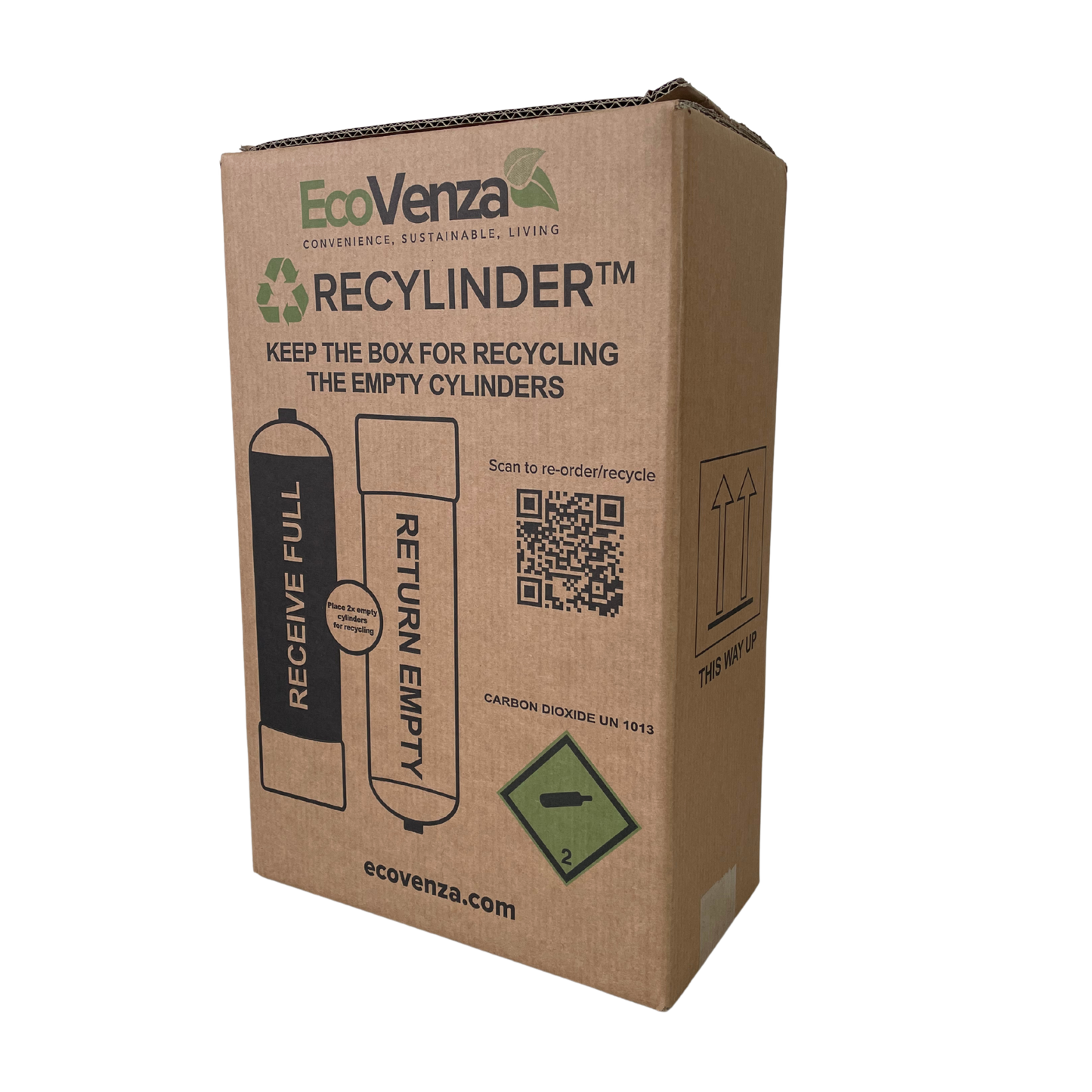 2 x CO₂ Cylinder Replacement 2.2L for Zip™ 91295, Billi™ (996911 / 996912) FREE Freight & Pickup for Recycling