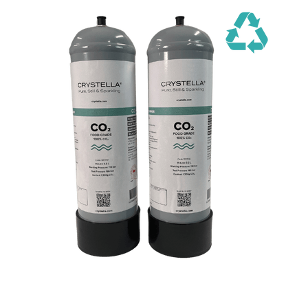 2 x Compatible Billi™ CO₂ Cylinder Replacements 2.2L + FREE Freight & Recycling