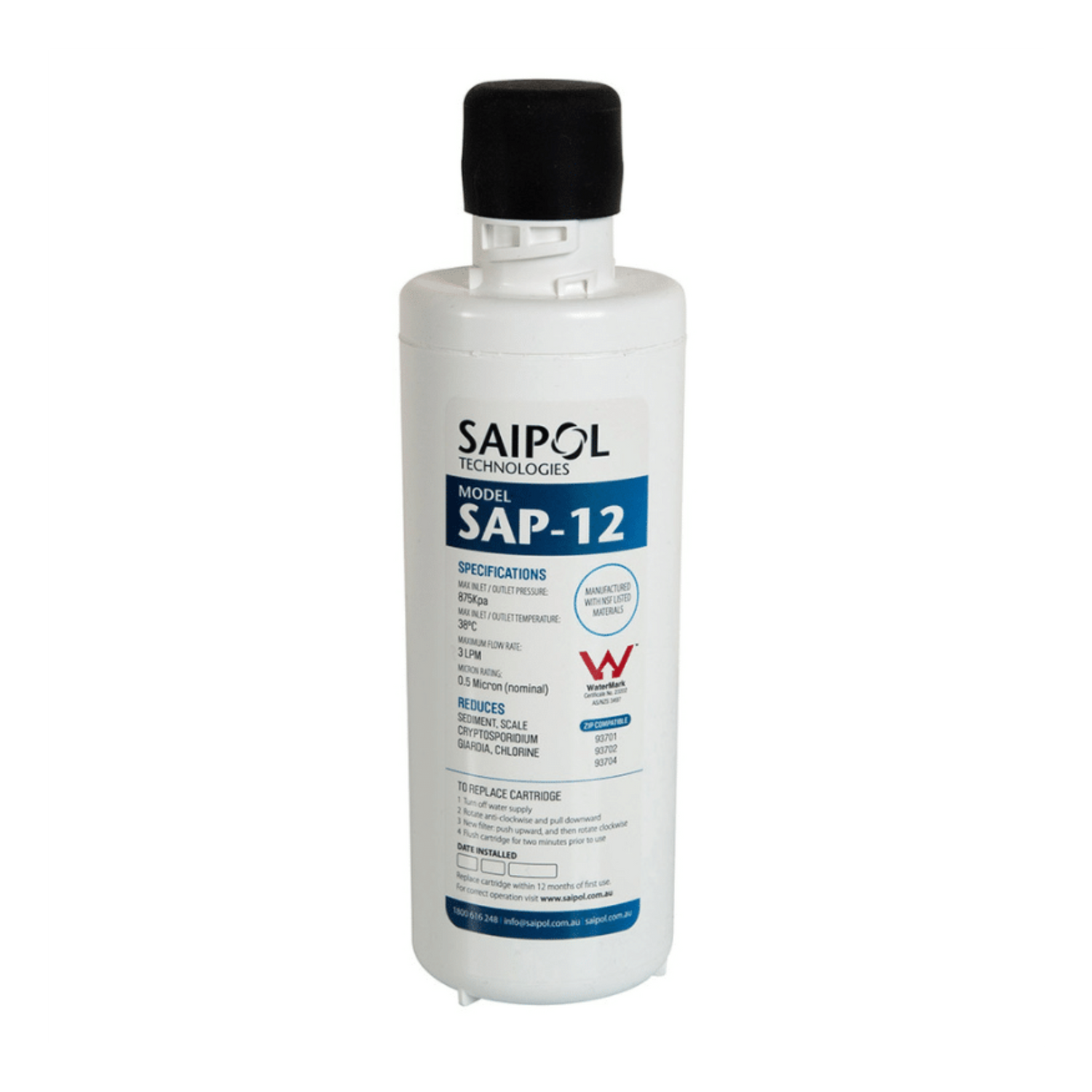 Compatible Zip™ HydroTap™ G5 Replacement Water Filter Cartridge 93701 / 93702 / 93704 / 93706