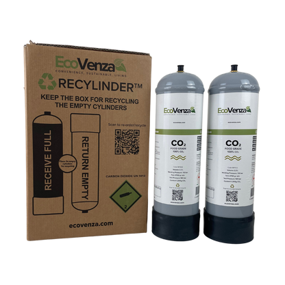 2 x Compatible Billi™ CO₂ Cylinder Replacements 2.2L + FREE Freight & Pickup for Recycling