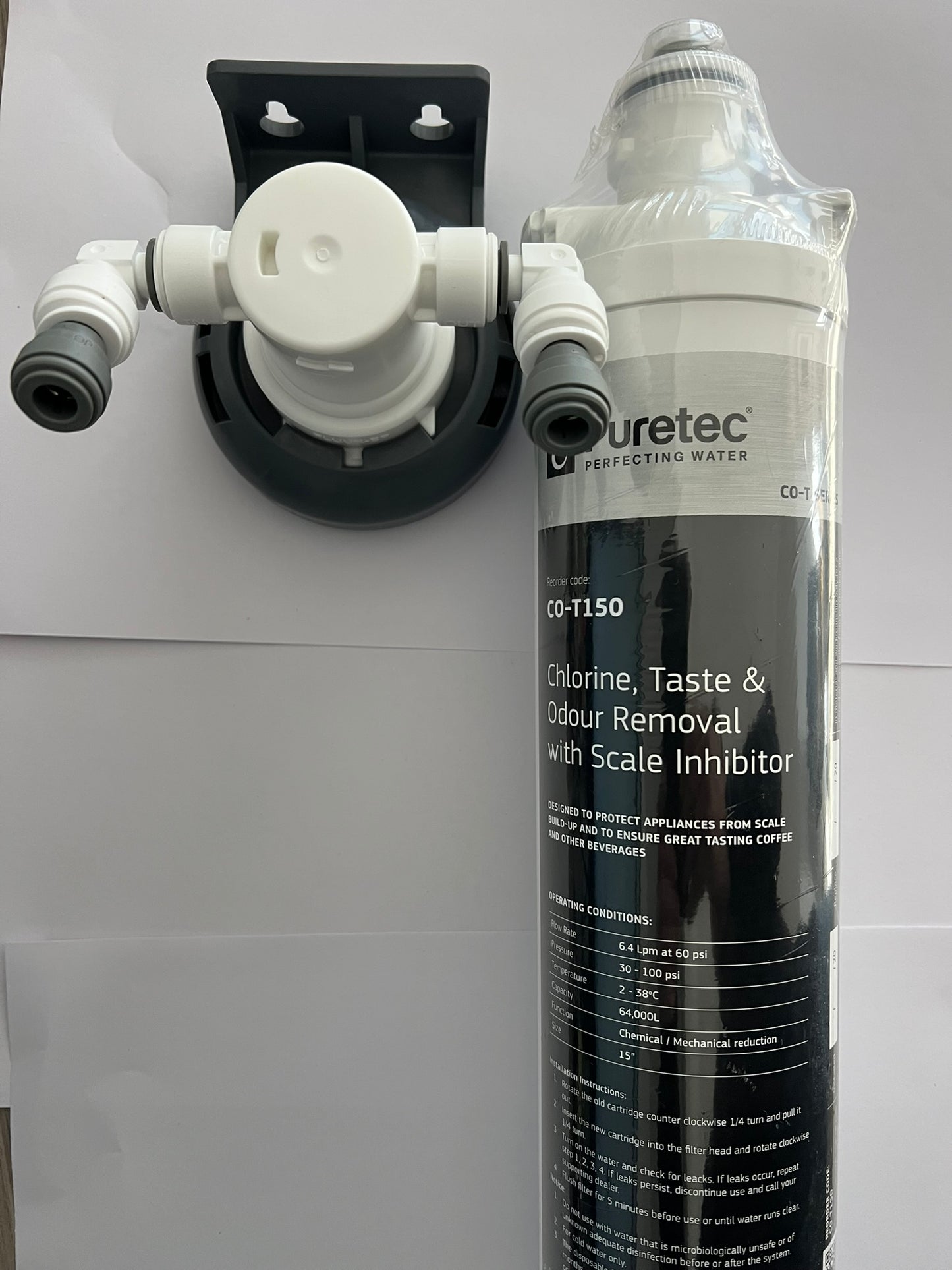 Pure Water Filter Pack - Puretech"  Head+Filter