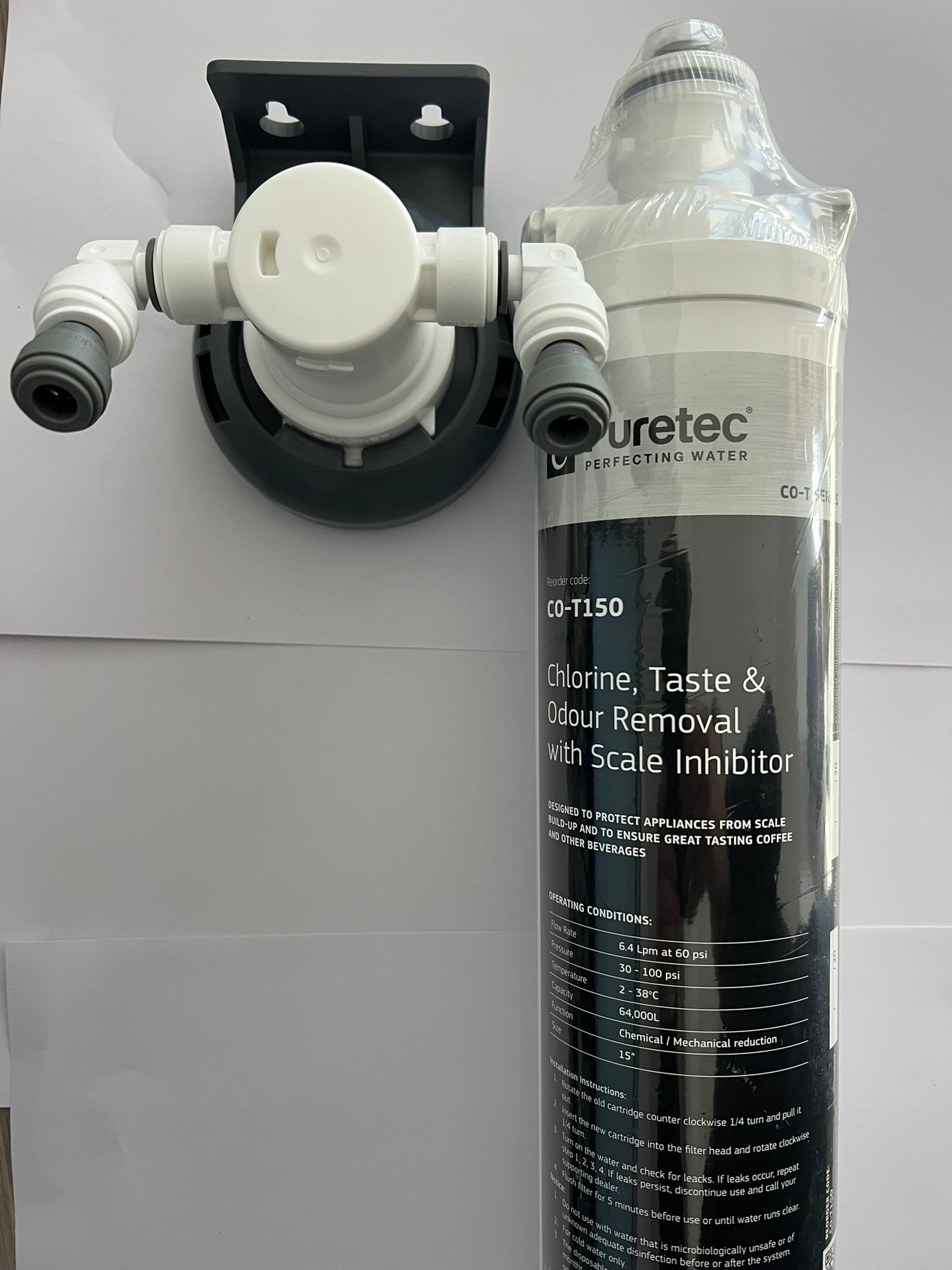 Pure Water Filter Pack - Puretech"  Head+Filter