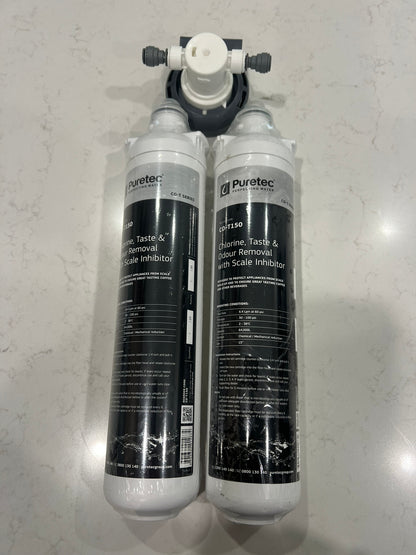 Pure Water Puretec Filter Pack PLUS FREE CO-T150 filter cartridge